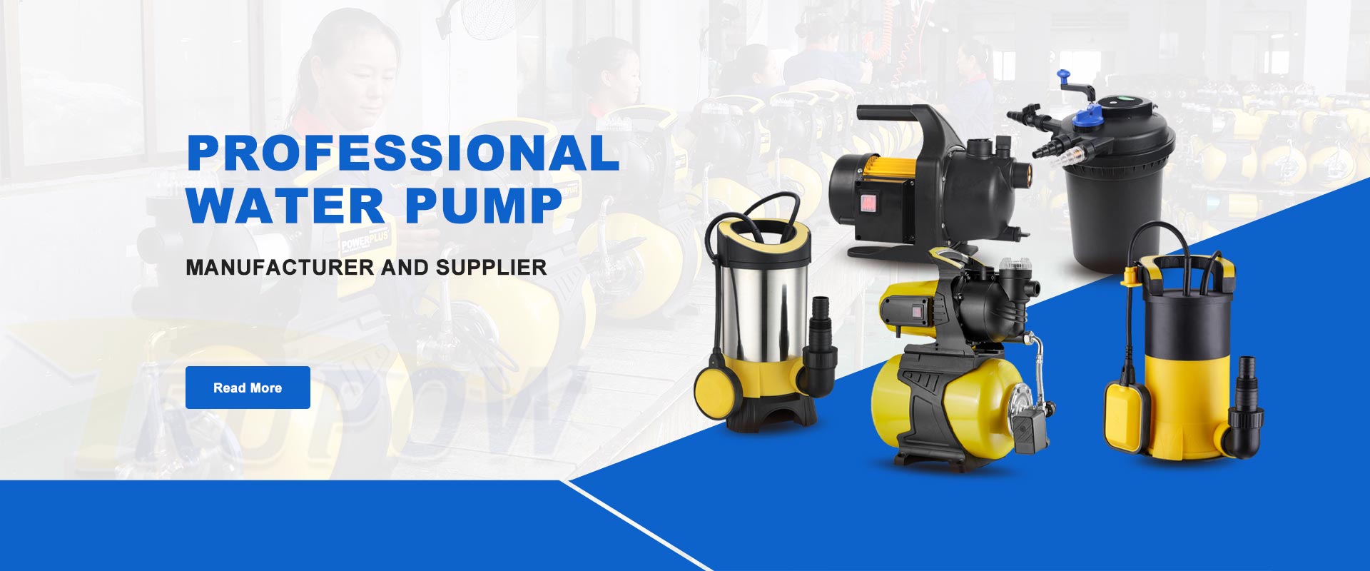 Professionell vattenpump