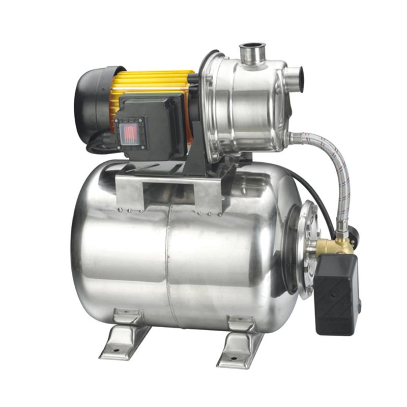 Trädgårdspumpstation med trycktank