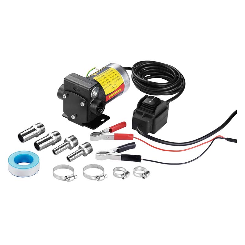 Självsugande bensinbränsleöverföringspump med reversibel pumpning